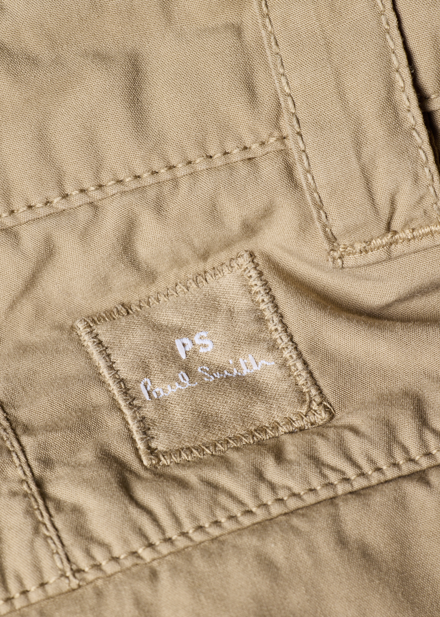 Relaxed-Fit Stone Cotton Chinos