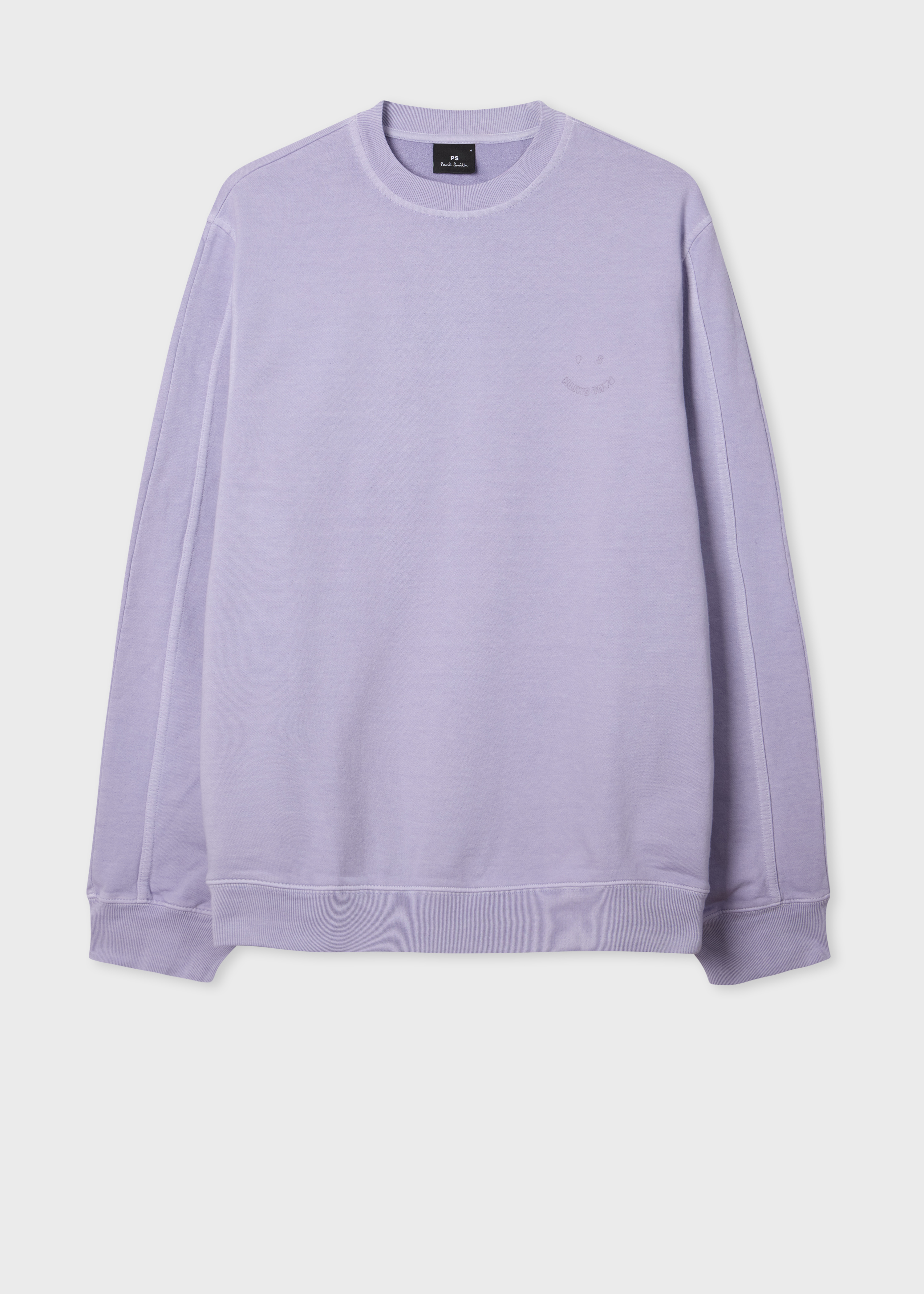 Mauve 'Happy' Cotton Sweatshirt