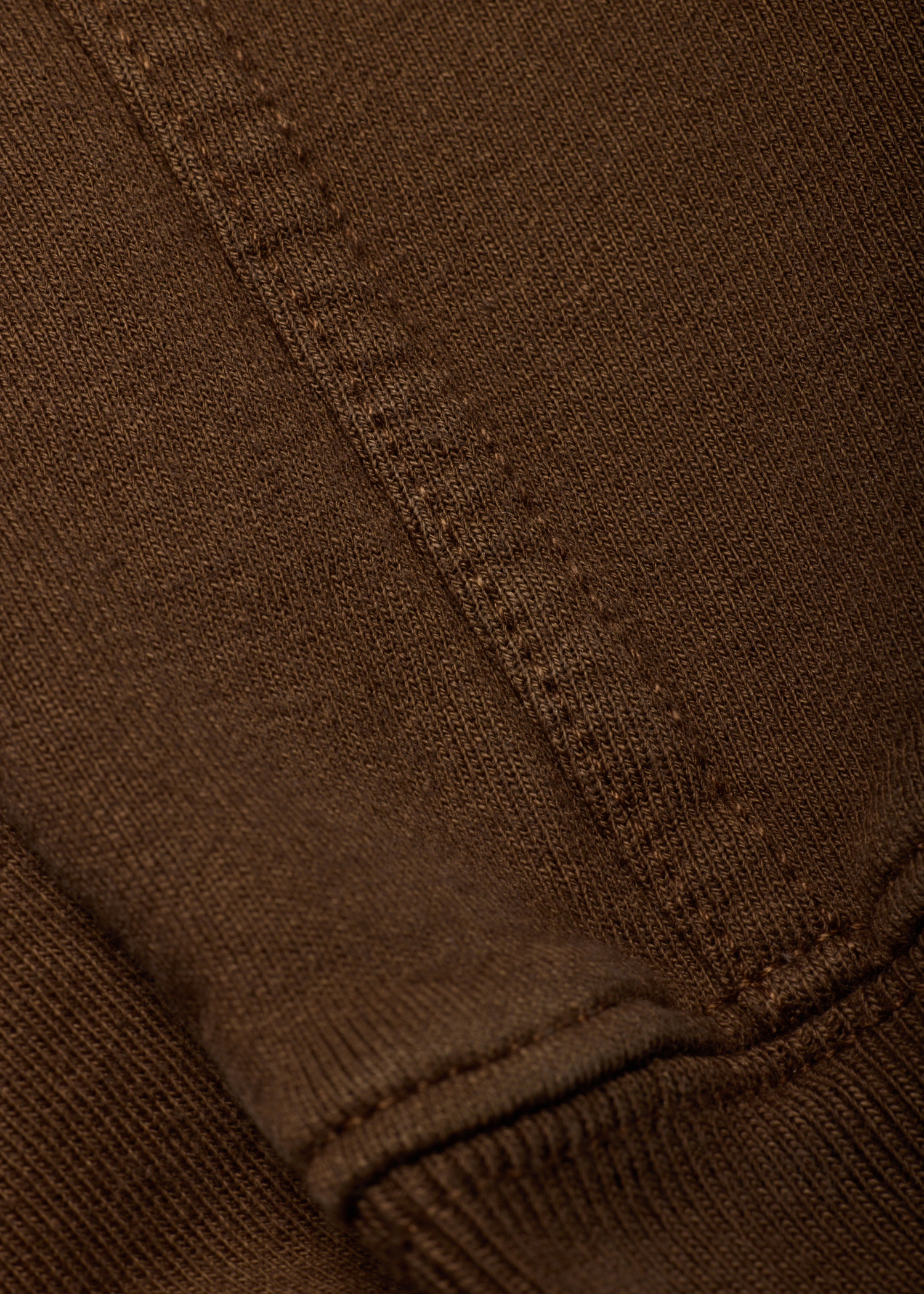 Brown 'Happy' Cotton Sweatshirt