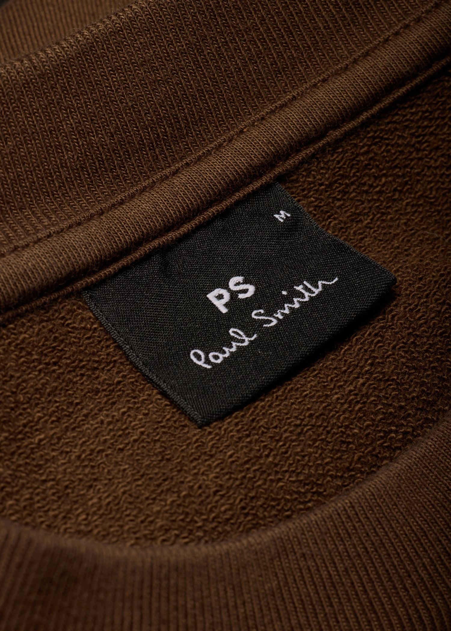 Brown 'Happy' Cotton Sweatshirt