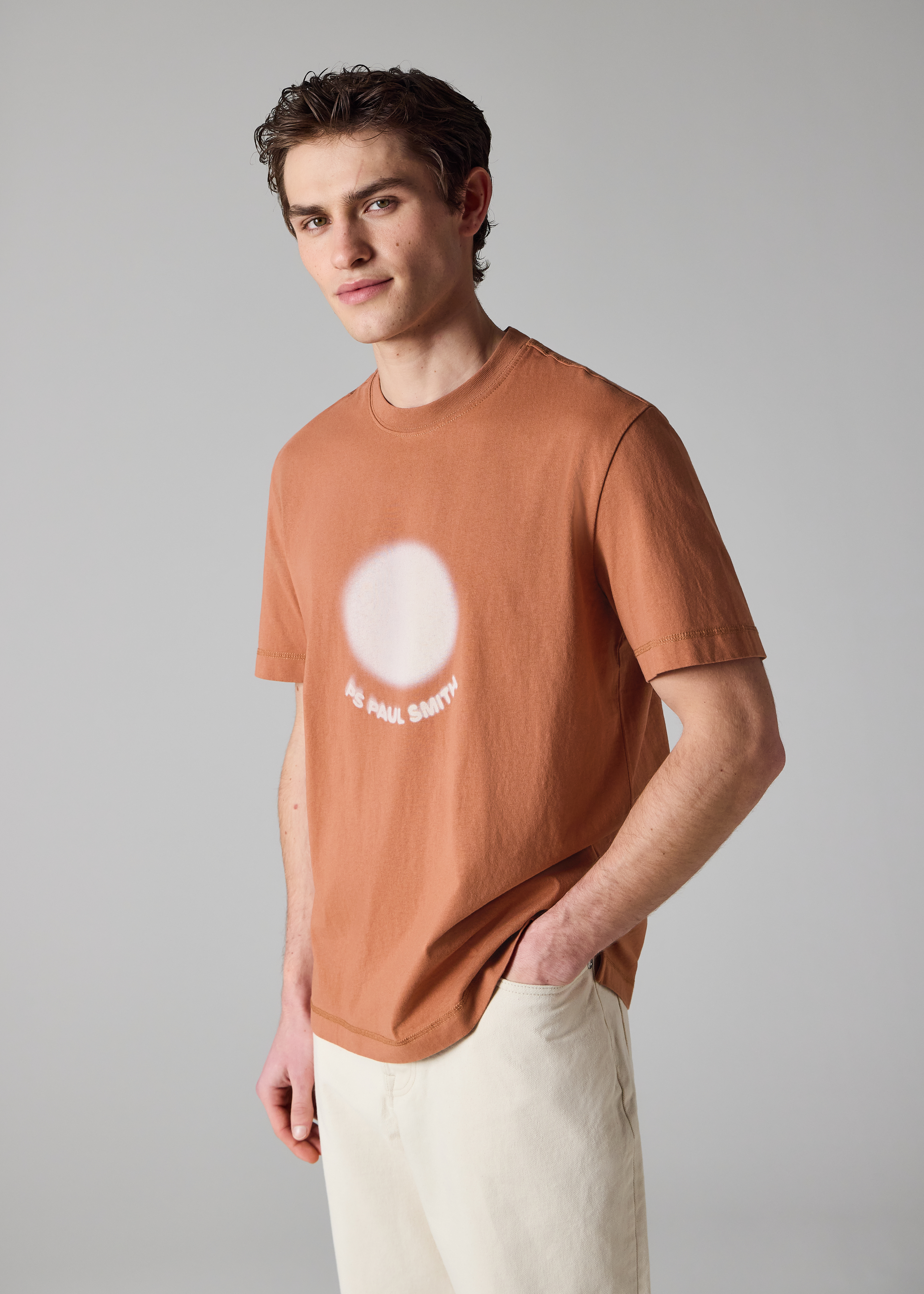Rust 'Sun Spot' Print T-Shirt