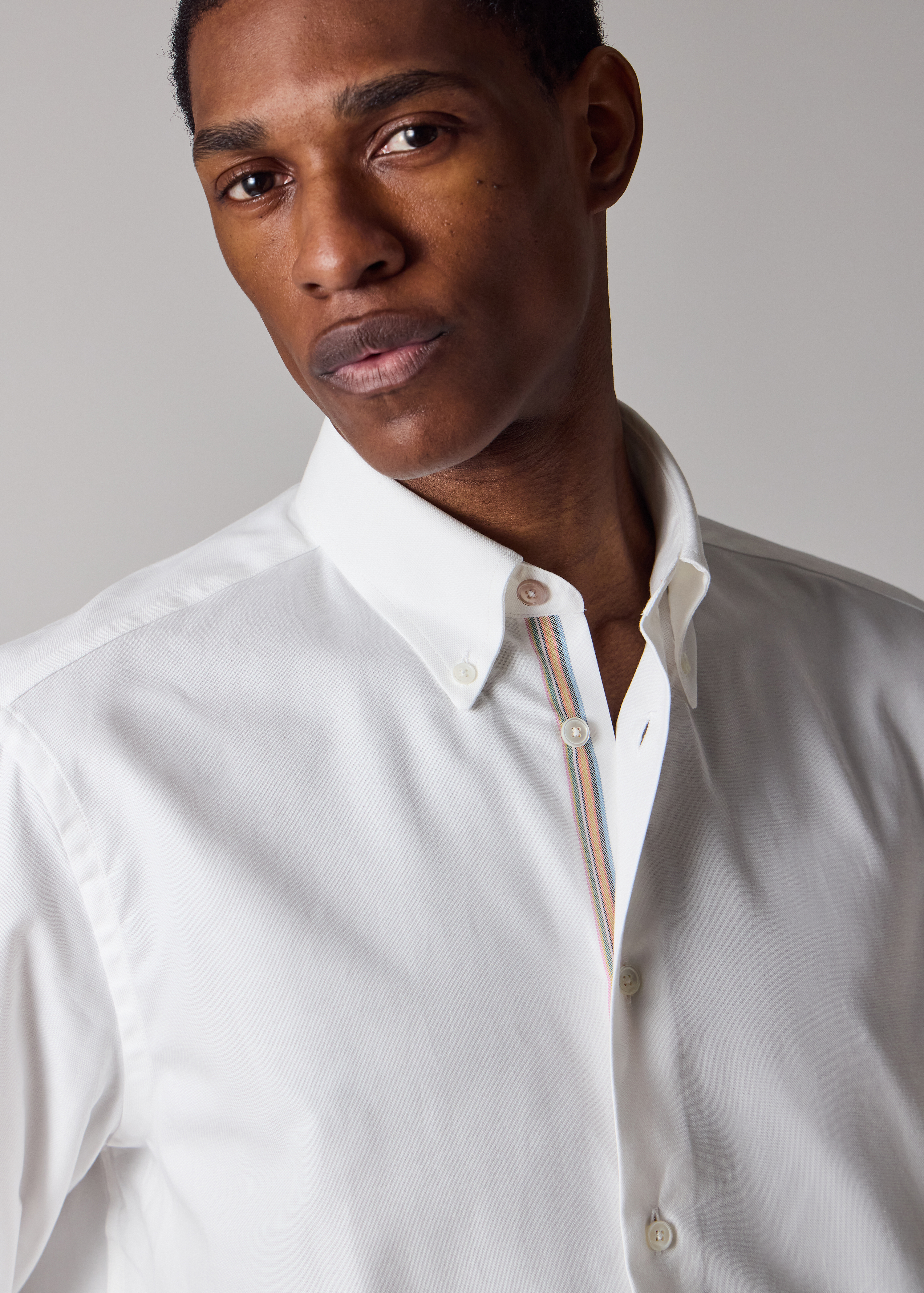 Classic-Fit White Oxford Cotton Button-Down Shirt