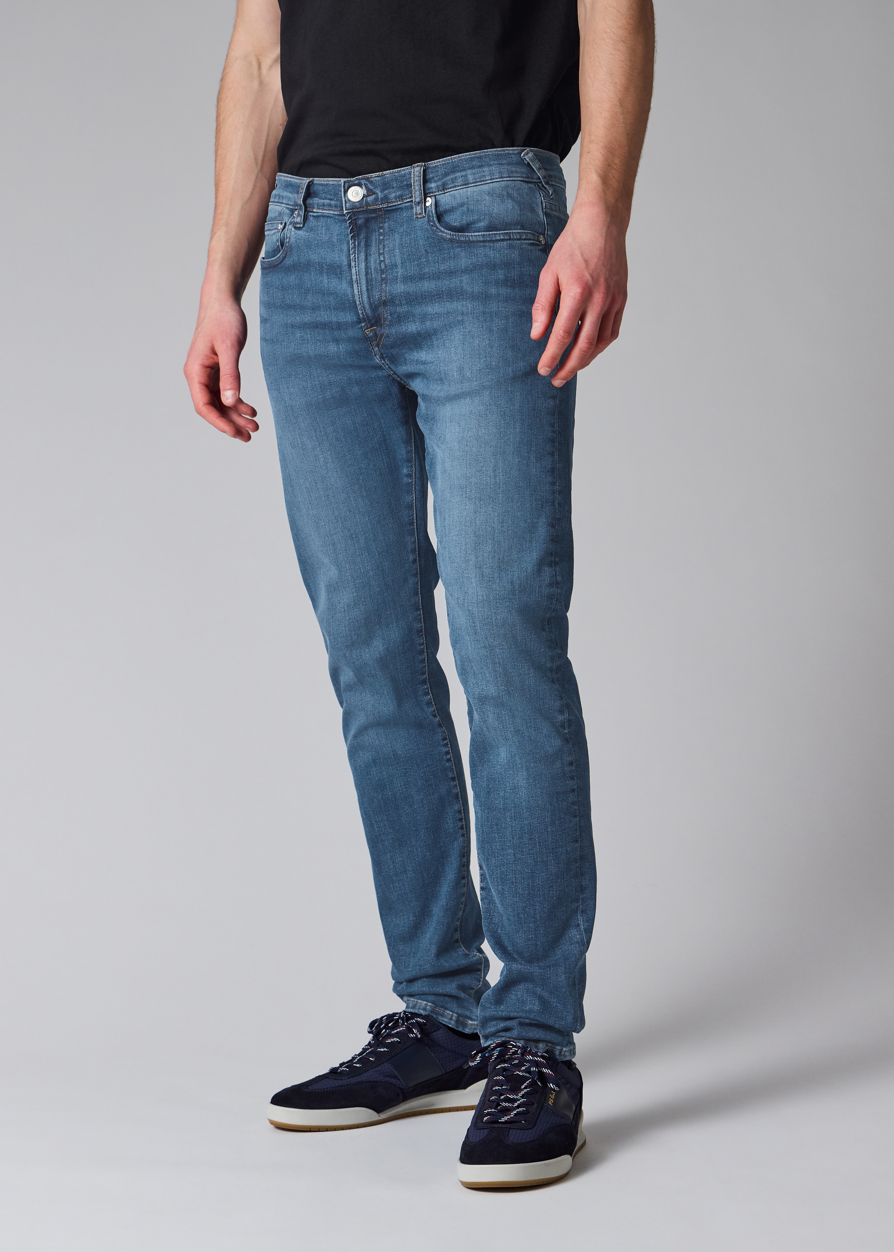 Slim-Fit Blue Wash 'Organic Reflex Stretch' Jeans