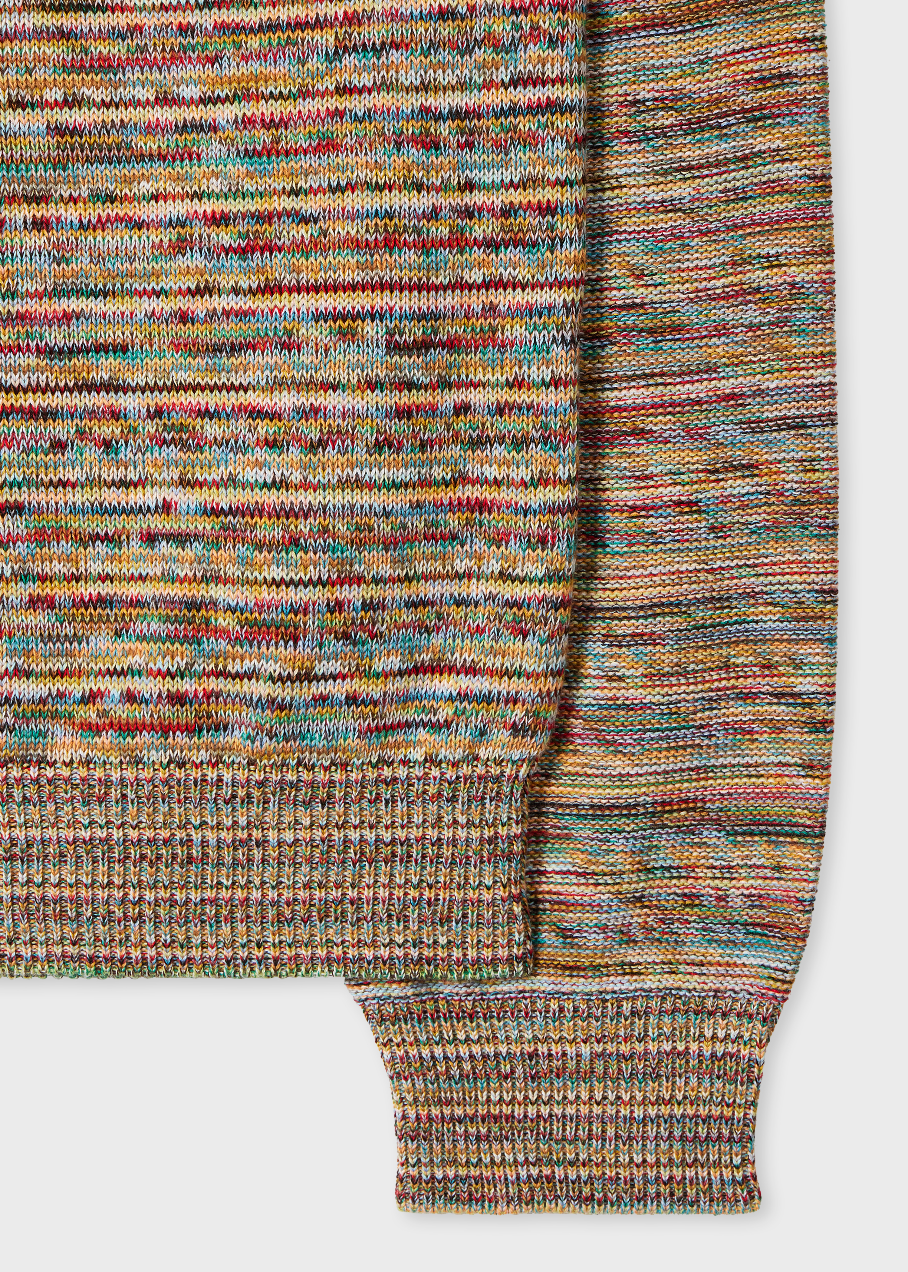 'Signature Stripe' Knitted Cotton Sweater