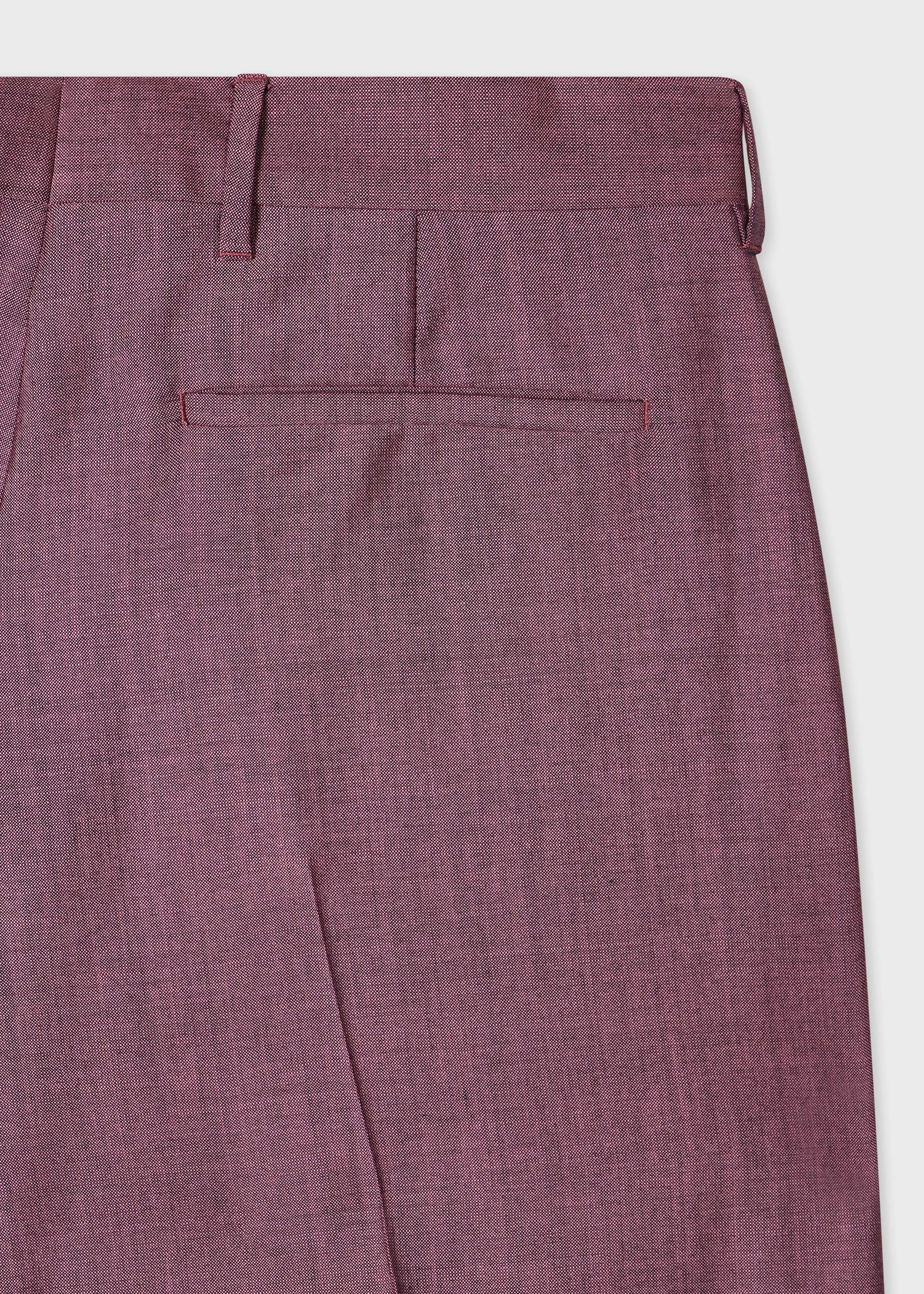 Relaxed-Fit Pink Overdyed Wool-Mohair Trousers