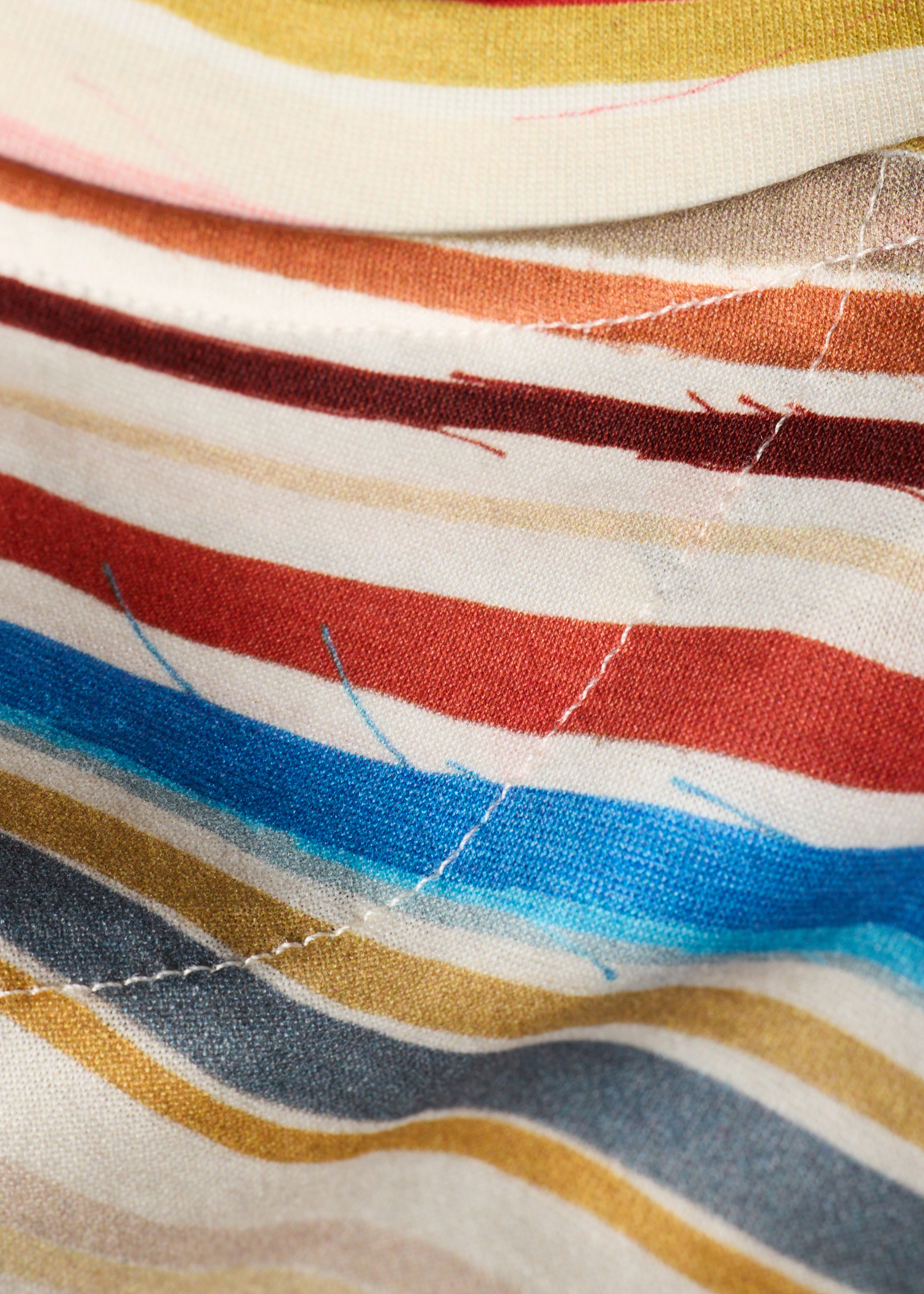 Ecru 'Cairo Stripe' T-Shirt