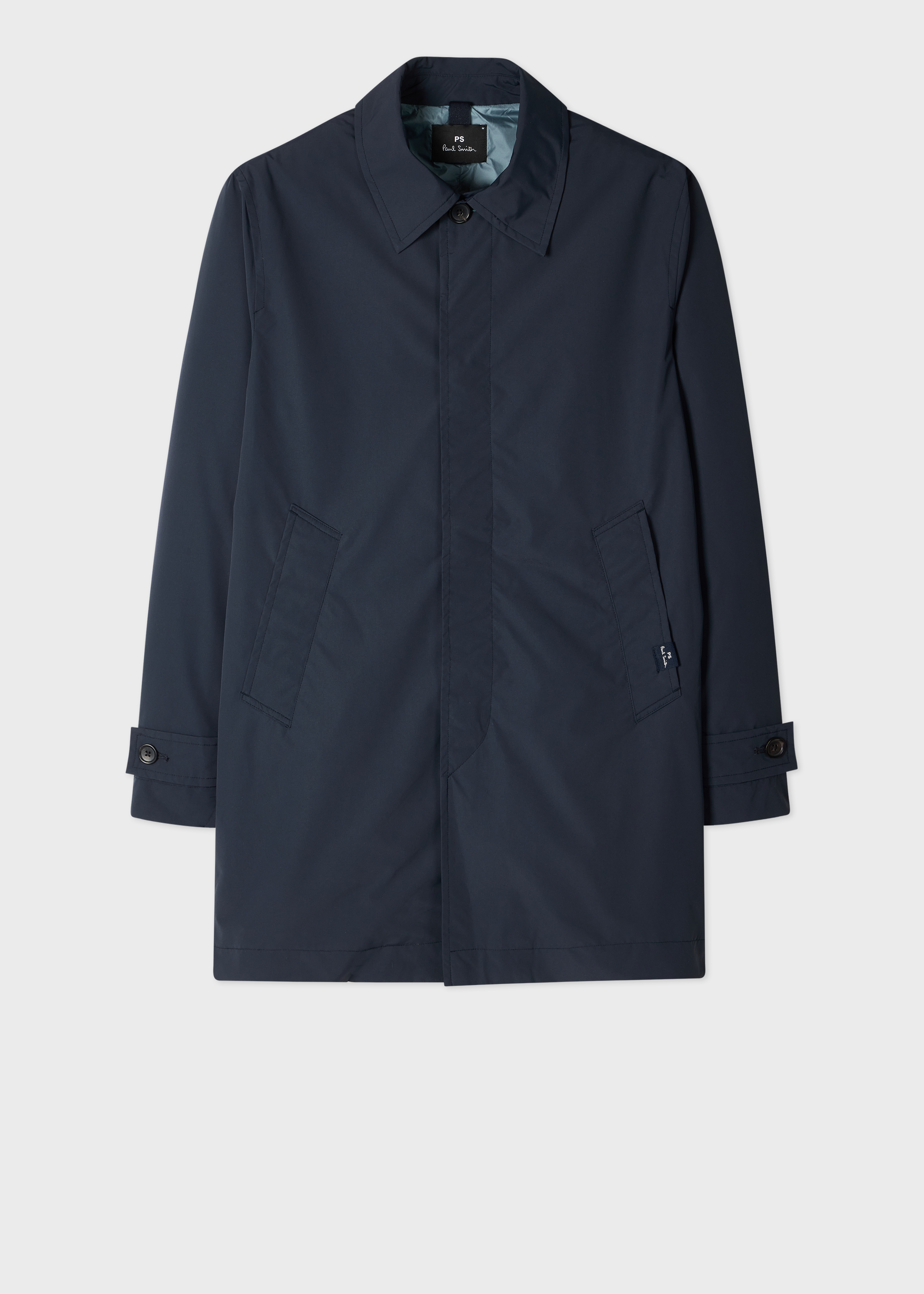 Navy Lightweight Lined Mac