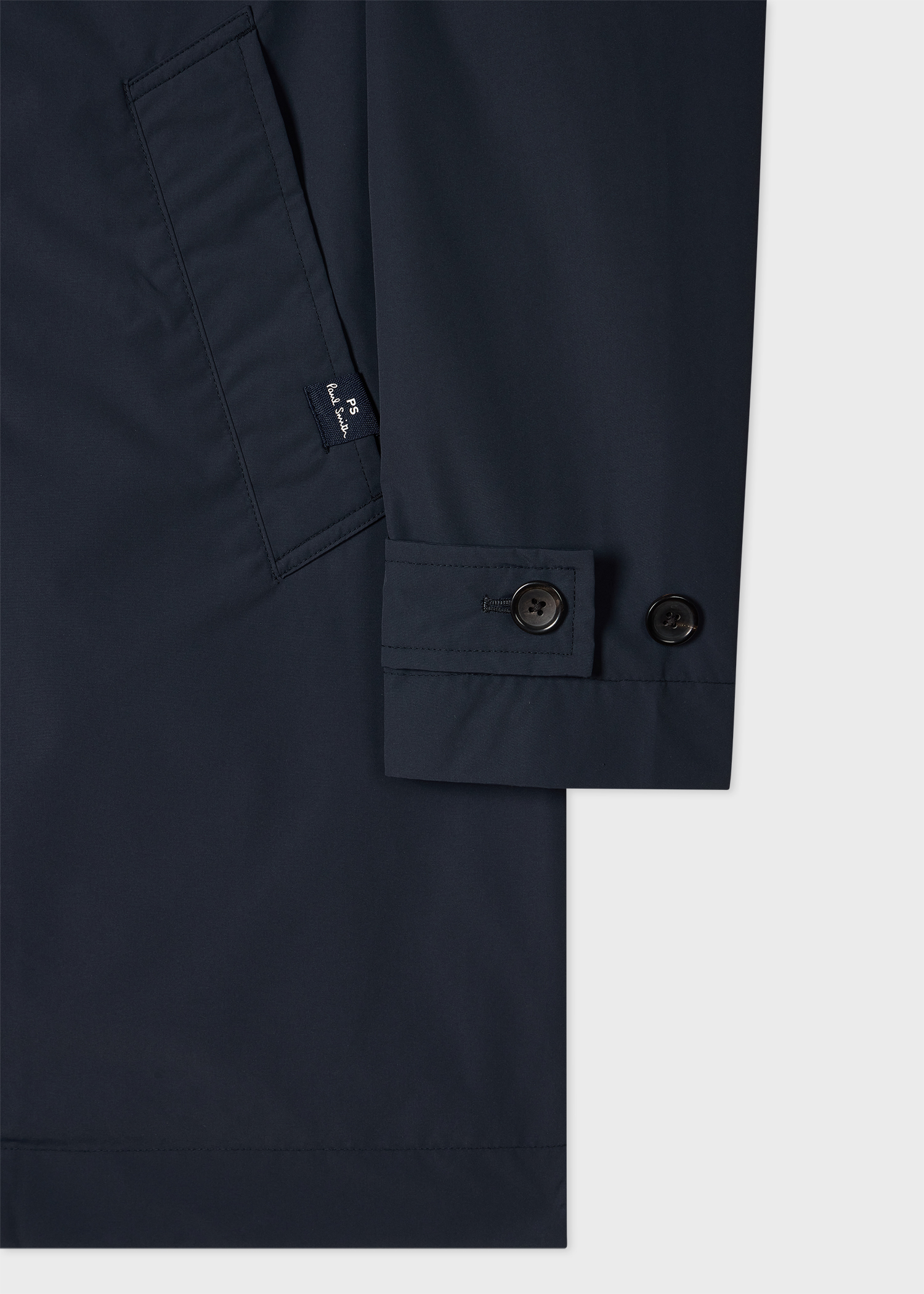 Navy Lightweight Lined Mac