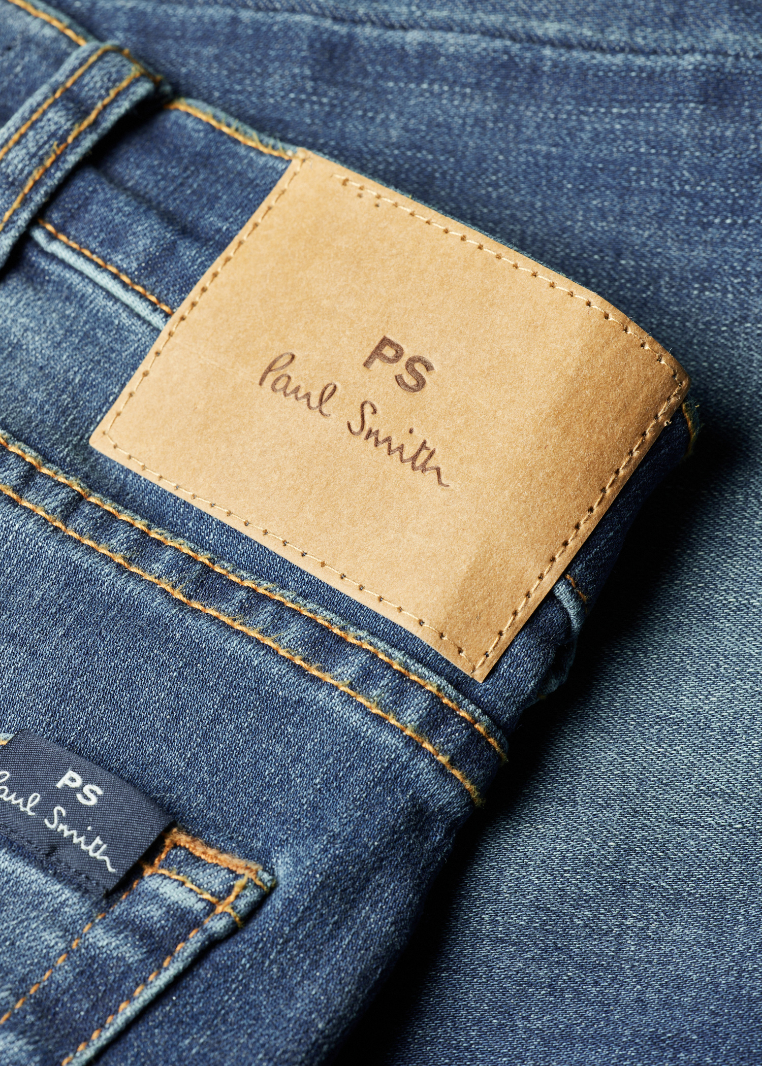Slim-Fit Antique-Wash 'Organic Reflex Stretch' Jeans