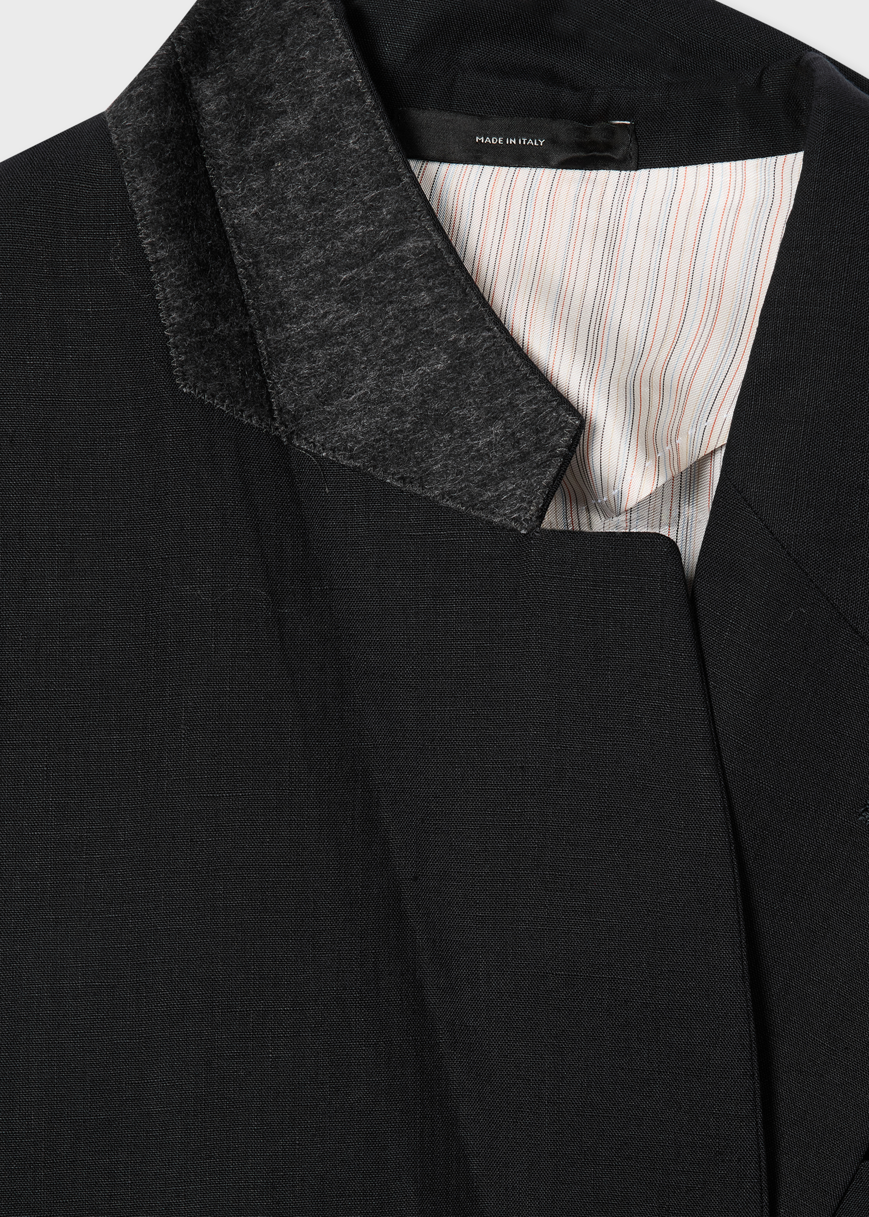 Women's Dark Navy Linen Double-Breasted Blazer