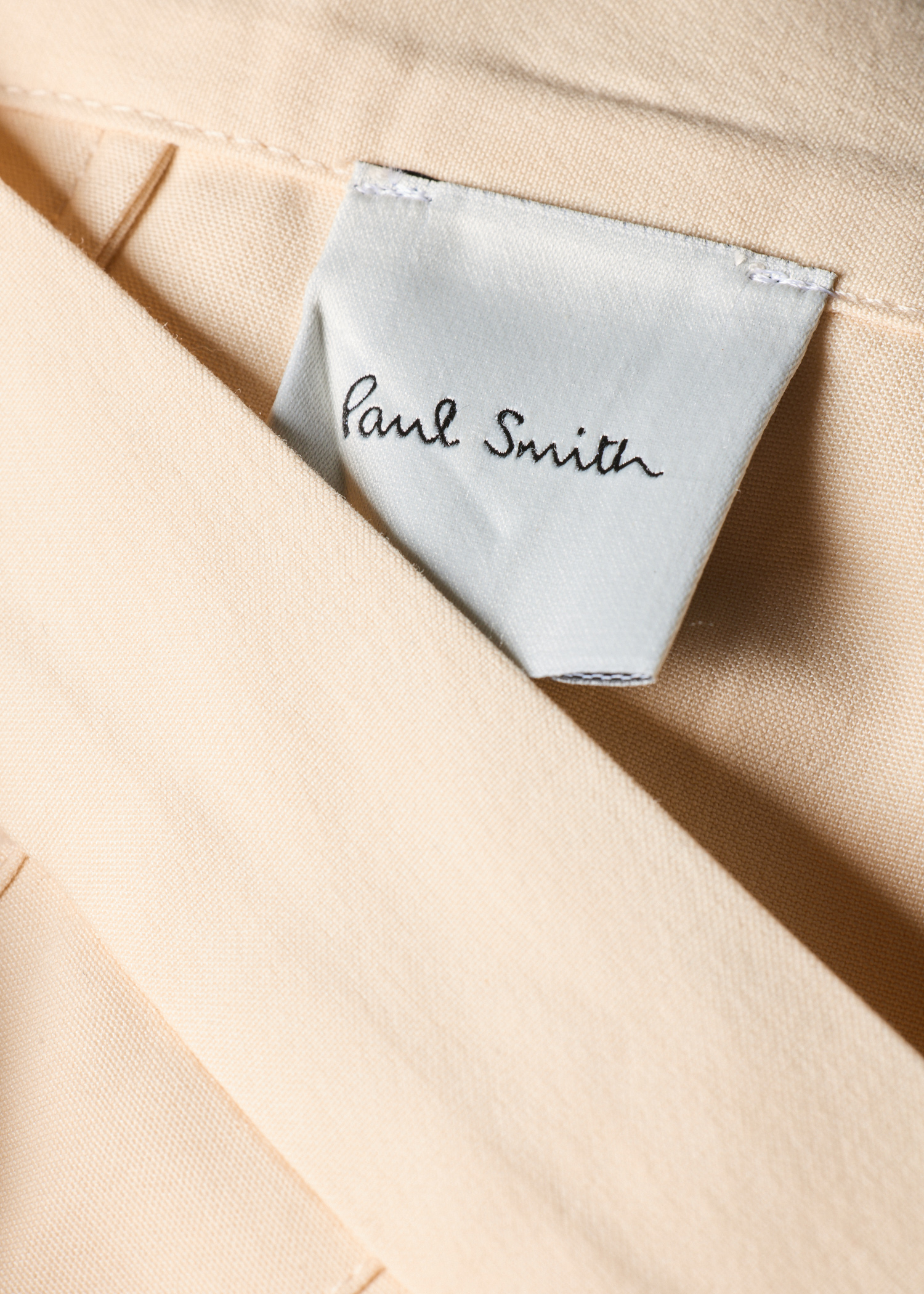 Women's Cream Pleated Cotton-Blend Skirt