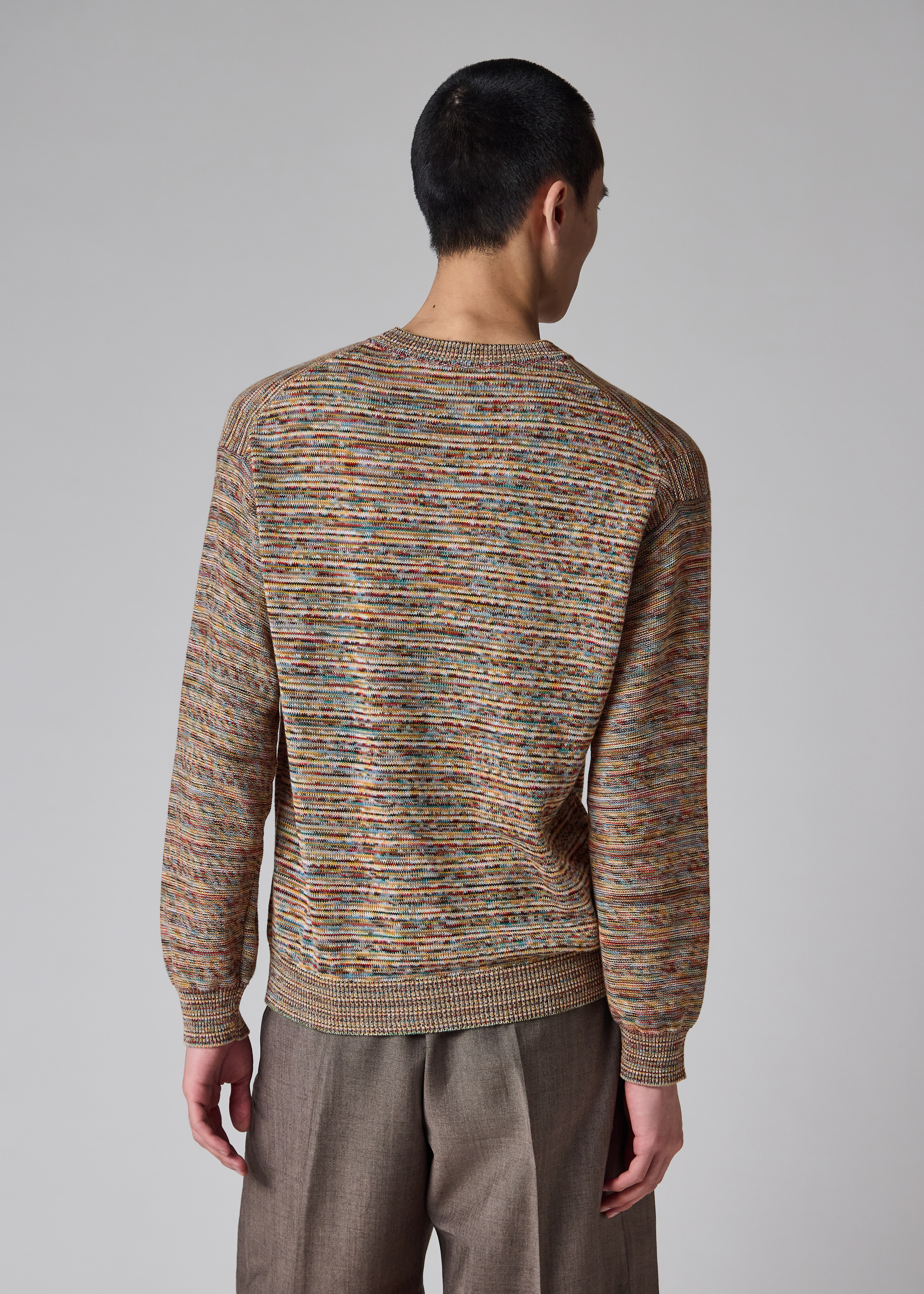 'Signature Stripe' Knitted Cotton Sweater