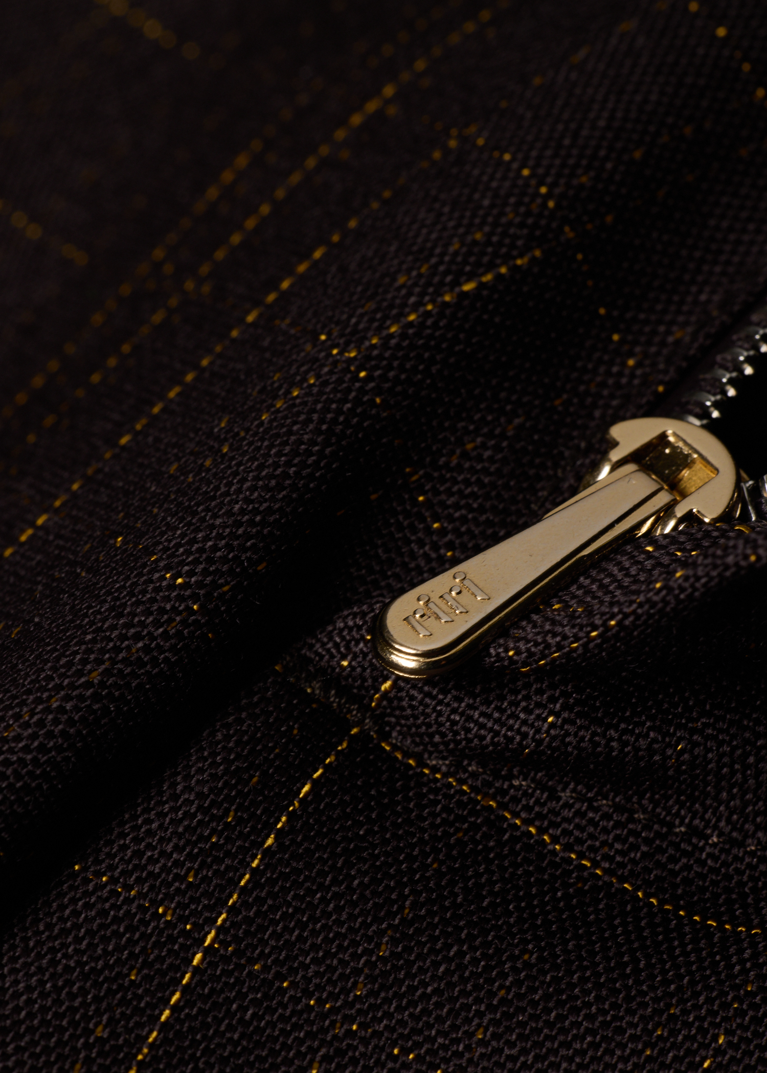 Aubergine Wool Check Pleated Shorts
