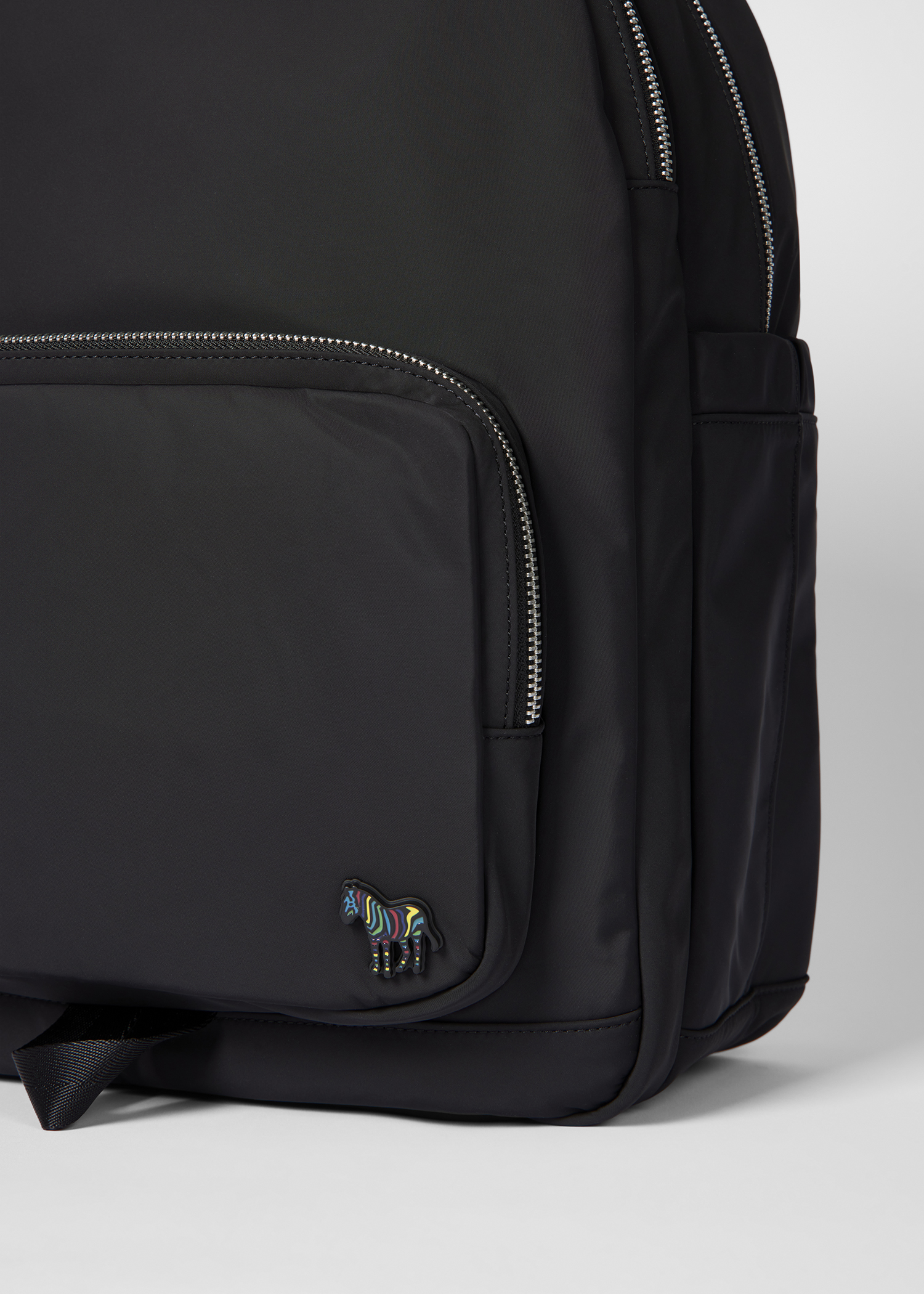 Black 'Zebra' Backpack