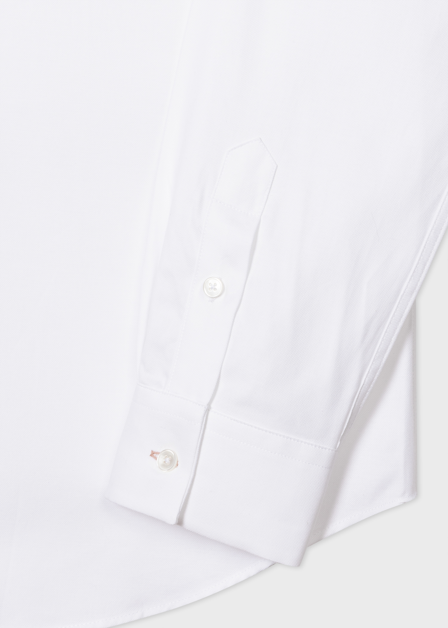 White Oxford Cotton Button-Down Shirt