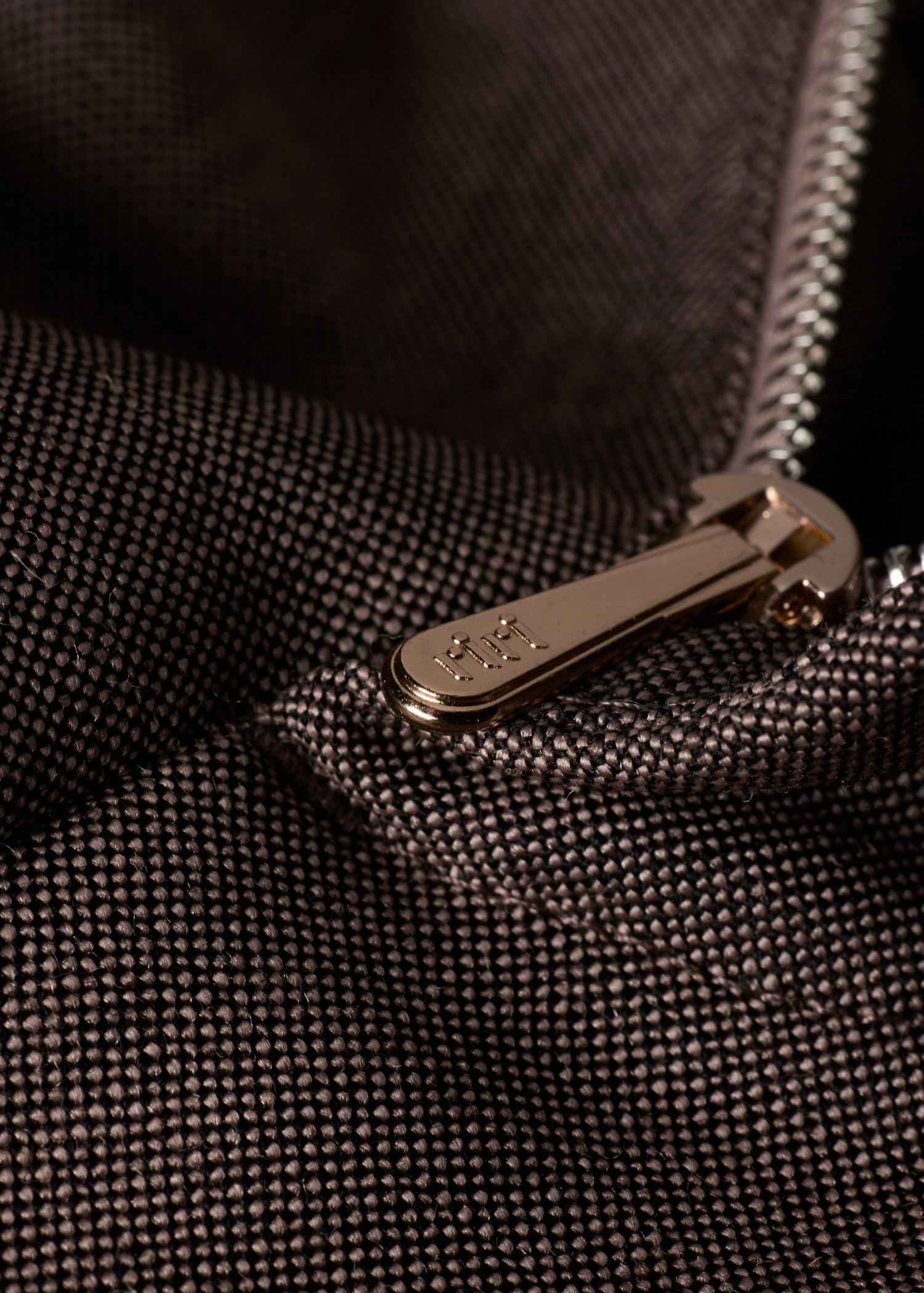 Brown Wool-Mohair Pleated Shorts