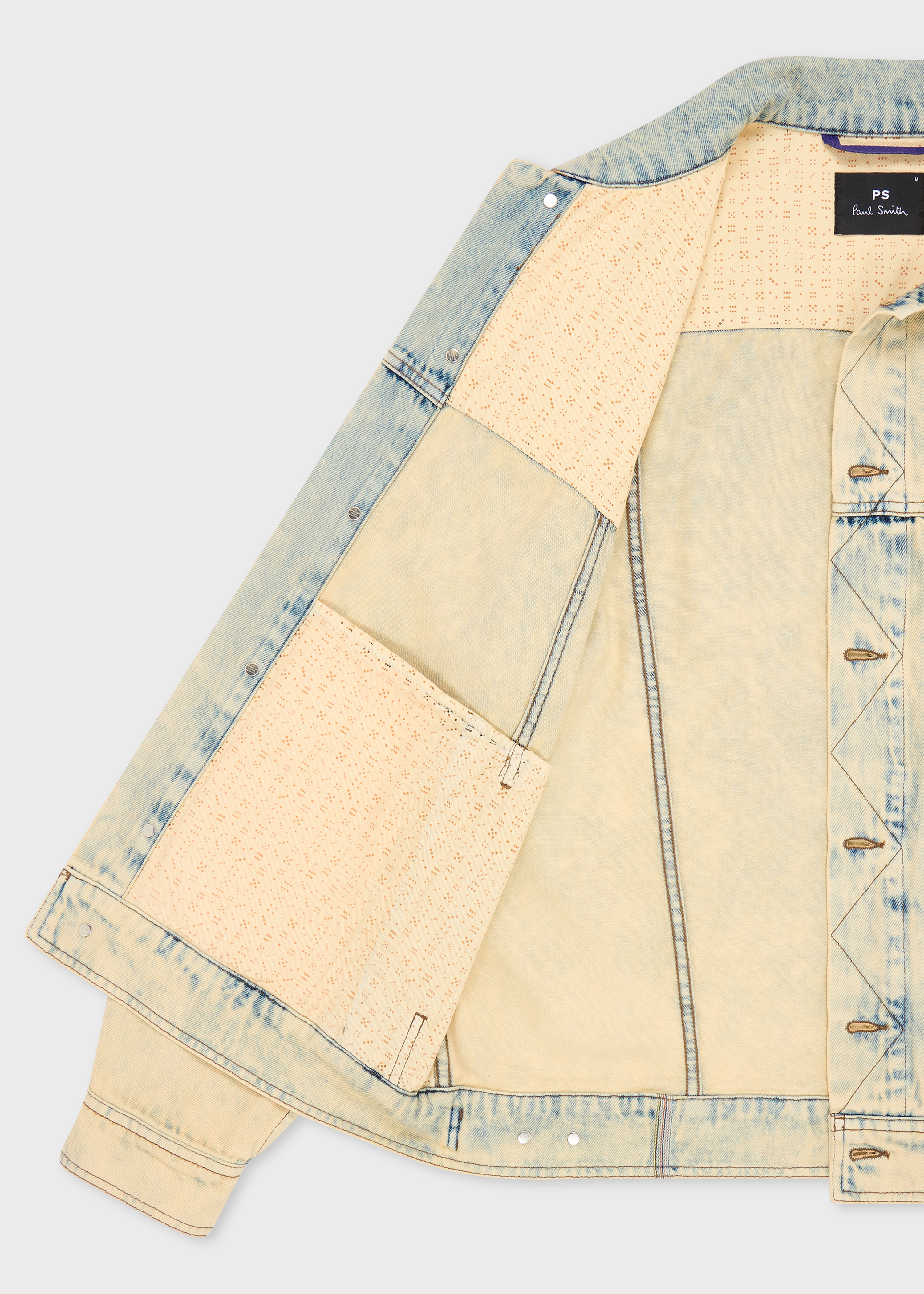 Bleach-Wash Denim Jacket