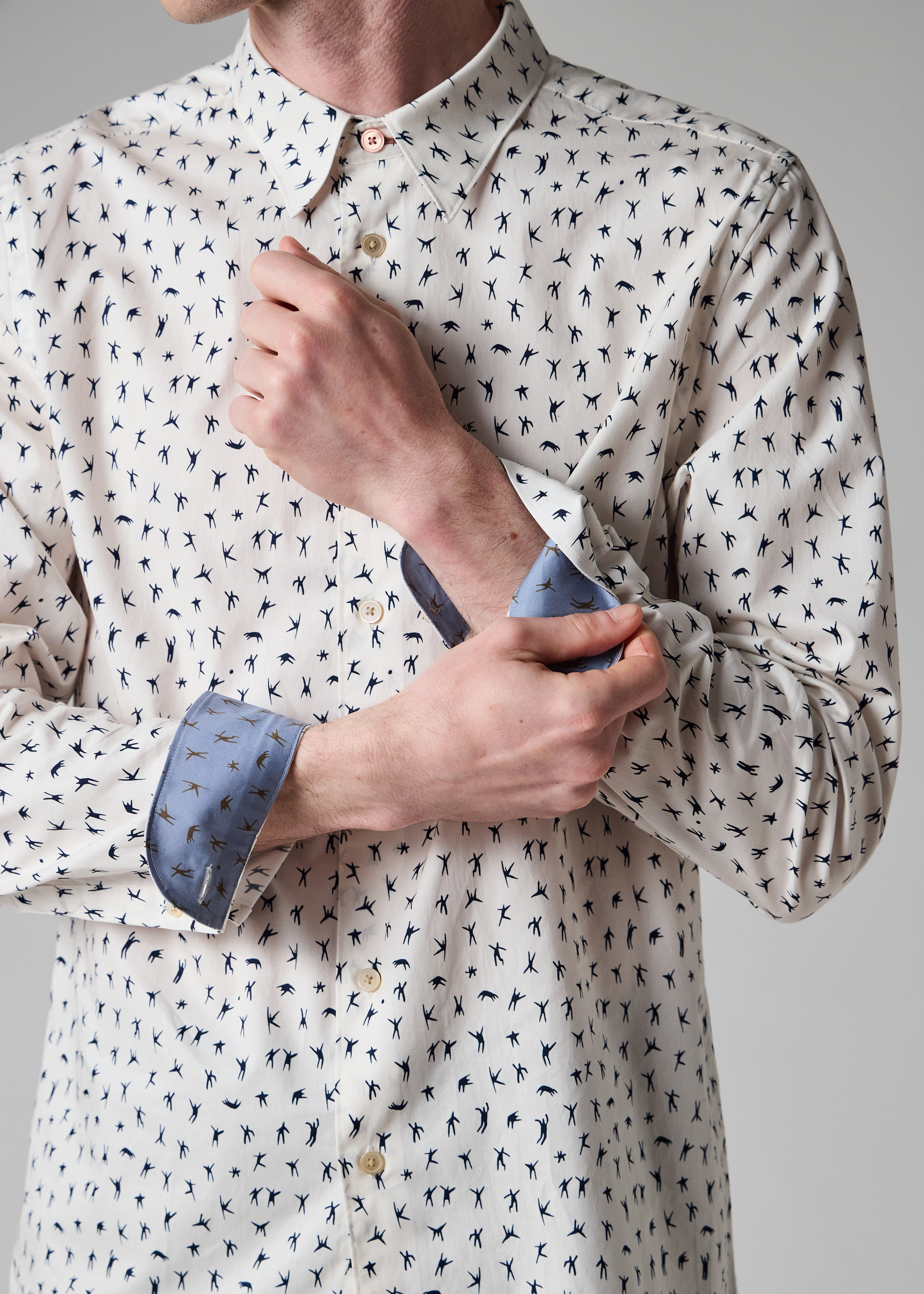 Cotton 'People' Tailored-Fit Shirt
