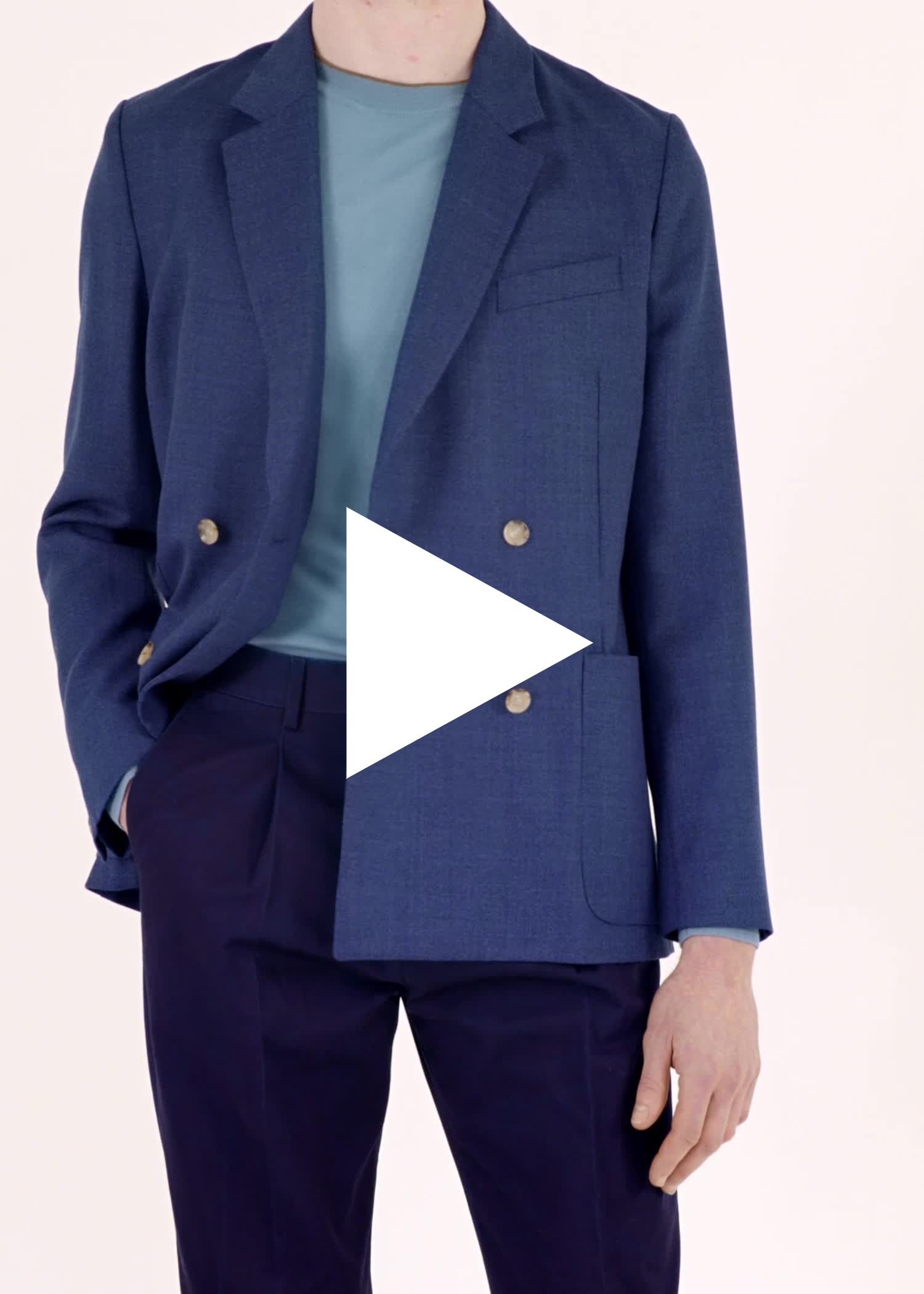 paul smith double breasted suit